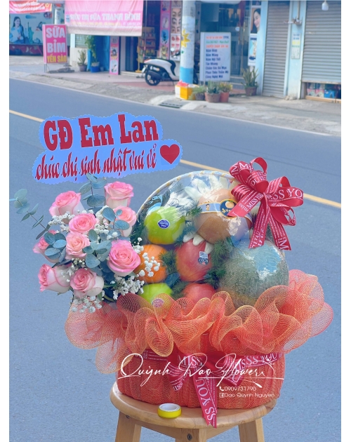 Giỏ trái cây mừng khai trương 