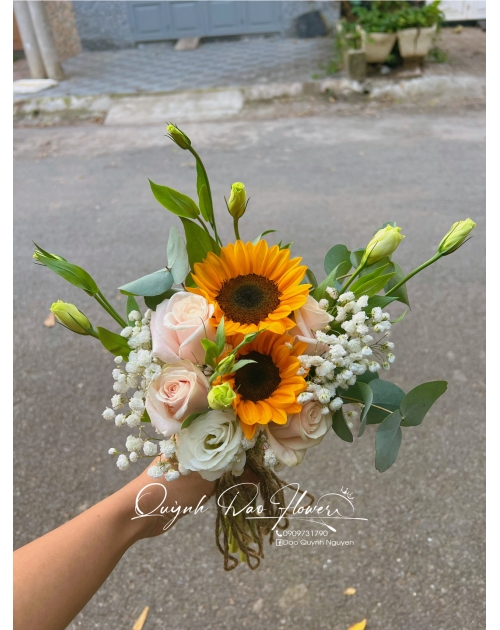 Hoa cưới hướng dương 