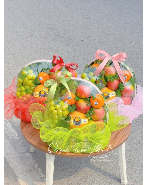 Giỏ trái cây giá rẻ, 1 mặt trước 