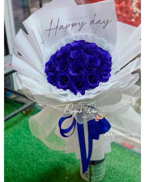 Bó hoa màu xanh dương tại TPHCM