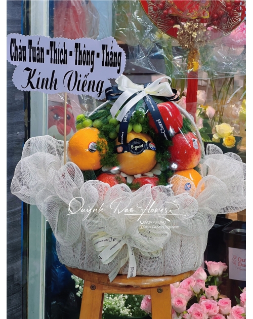 Giỏ trái cây viếng thủ Đức 