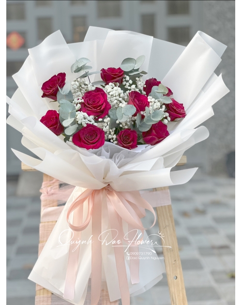 Bó hoa hồng nhung rẻ đẹp tại Thủ Đức 