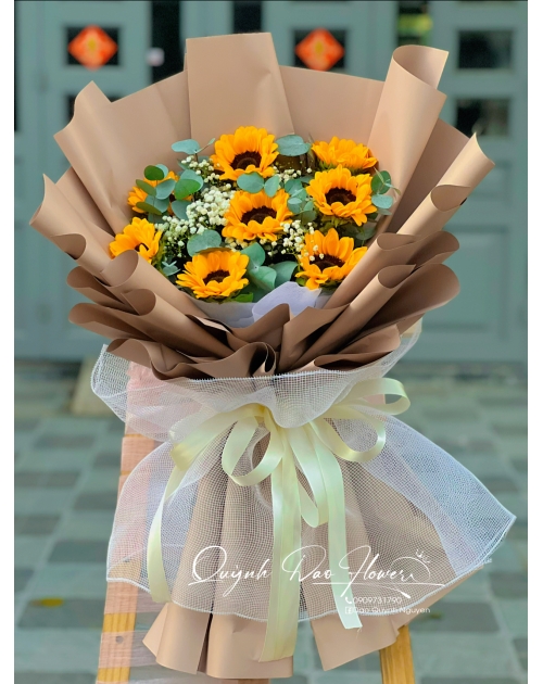 Bó hoa hướng dương tặng tốt nghiệp người thân 