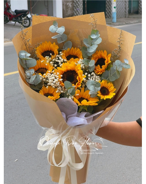 Bó hoa hướng dương bình dương 