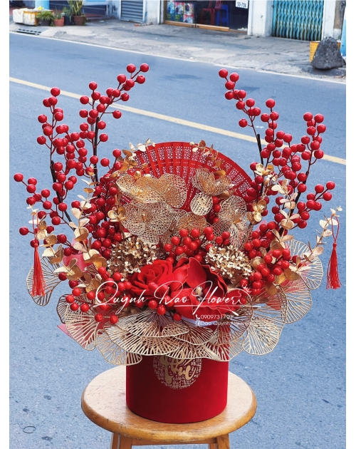 Chậu đào đông size trung