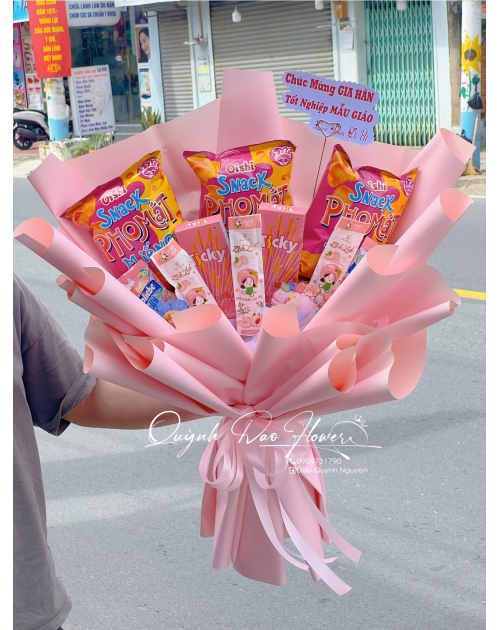Bó hoa bánh kẹo Dĩ An
