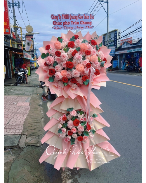 Kệ hoa khai trương Vĩnh phú, thuận an