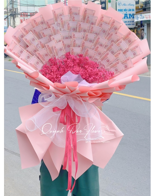 Bó hoa tiền 50 k thủ Đức 