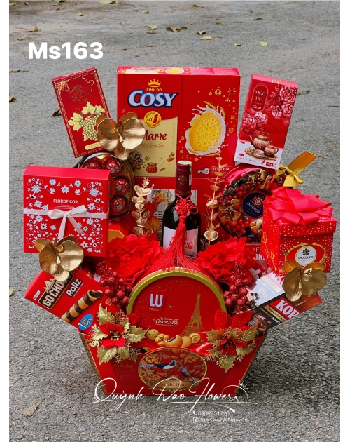 Giỏ quà Tết cao cấp, bánh ngon  tại Sài Gòn, bình dương 