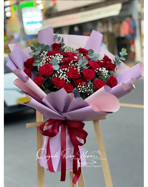 Bó hoa hồng đỏ 26 bông