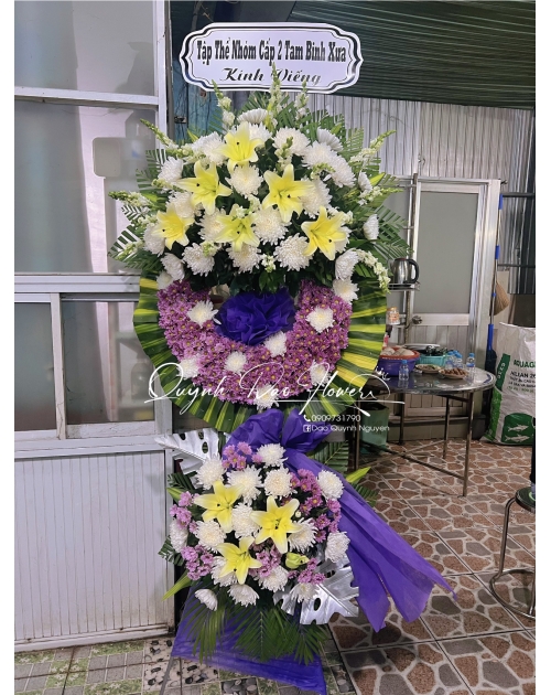 Kệ viếng màu tím thủ Đức 