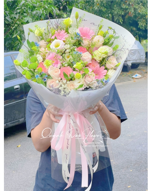 Bó hoa Hồng mix 