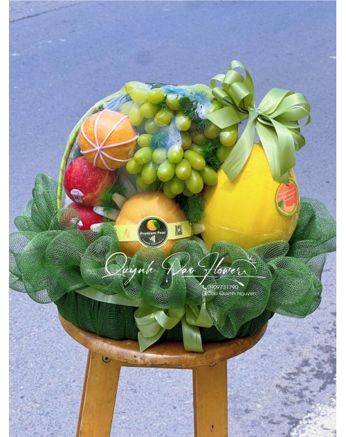 Giỏ trái cây xanh lá quận 12