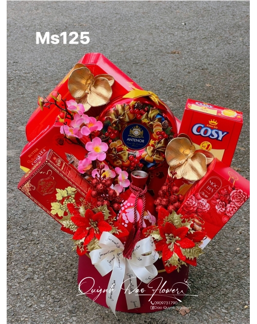 Giỏ quà Tết cao cấp, bánh ngon  tại Sài Gòn, bình dương 