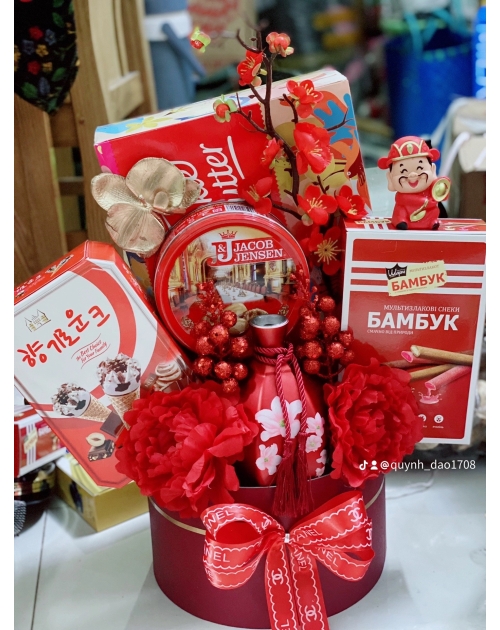 Giỏ quà Tết sang đẹp tại Sài Gòn 