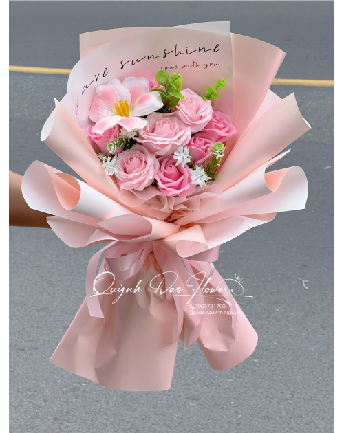 Bó hoa tulip sáp