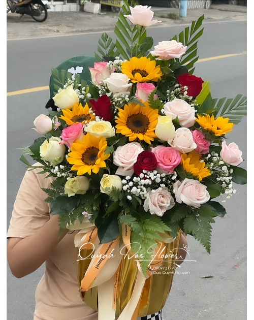 Giỏ hoa hội nghị 