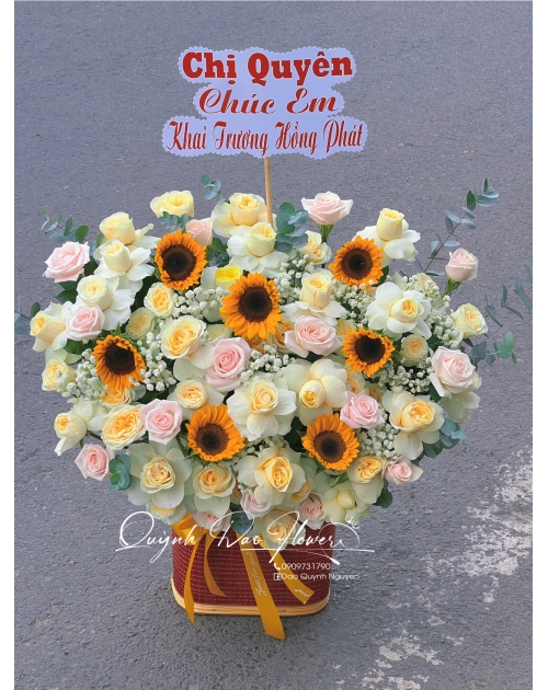Giỏ hoa tươi quận 12