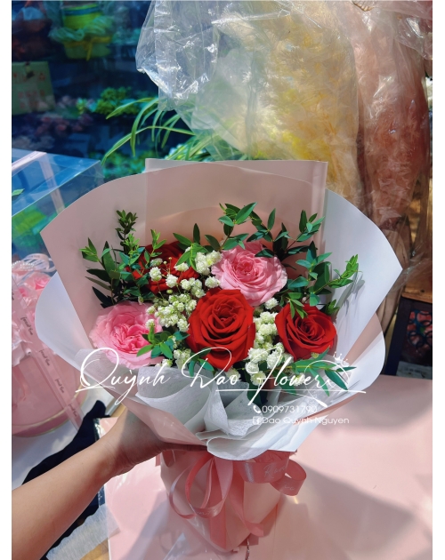 Bó hoa 5 bông Thủ Đức 