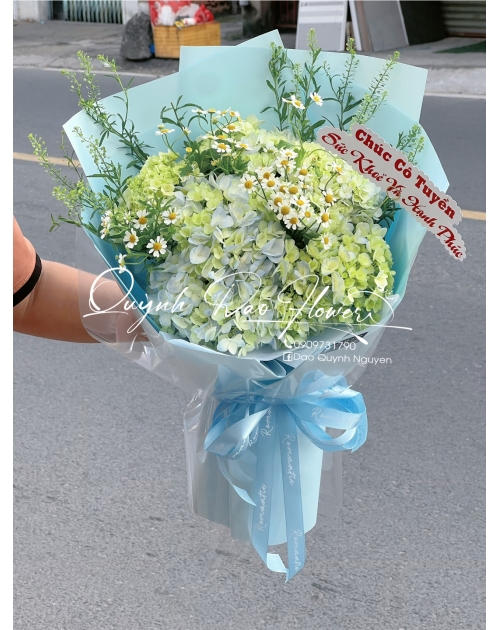 Bó hoa Cẩm Tú cầu Tân Đông Hiệp 