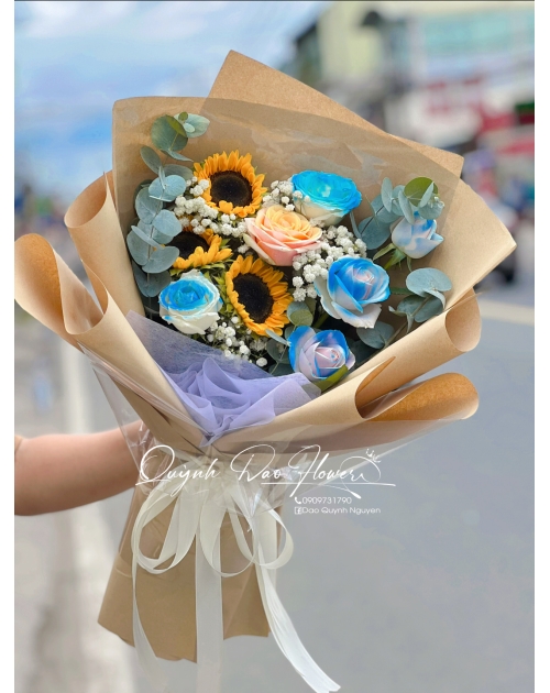 Bó hoa tốt nghiệp nhỏ 