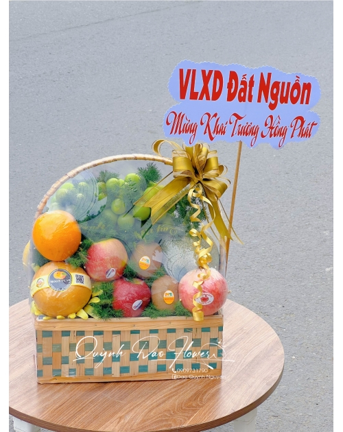Giỏ trái cây tặng khai trương, Thuận An, bình đáng, bình chuẩn, việt lập 
