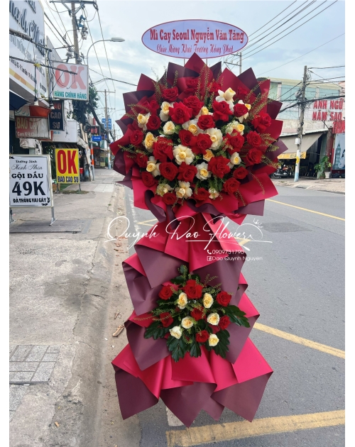 Hoa khai trương Trung Mỹ tây