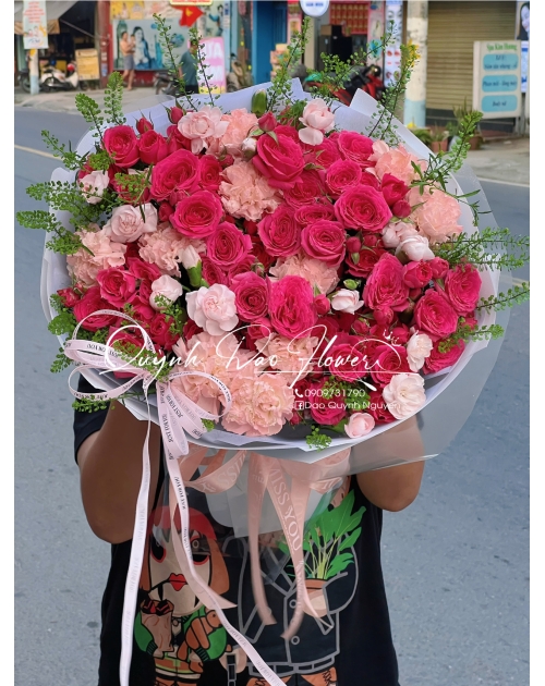 Hoa sophia mix cẩm chướng 