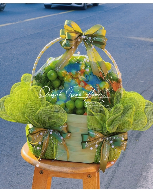 Giỏ nho xanh 700k