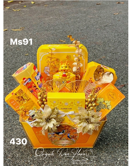 Giỏ quà Tết cao cấp, bánh ngon  tại Sài Gòn, bình dương 
