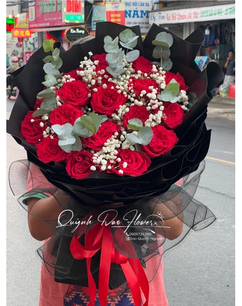 Bó hoa Hồng ohara to tại Thủ Đức, quận 8