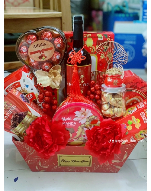 Giỏ quà Tết an khang 