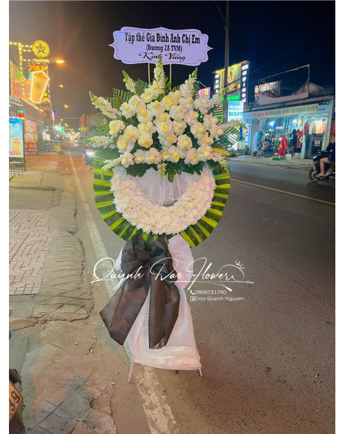 Kệ viếng hoa cúc 