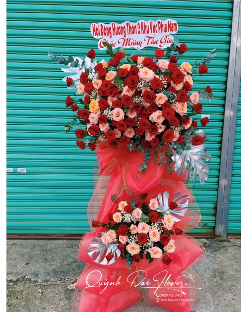 Kệ khai trương đẹp tại quận 9