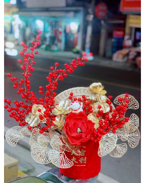 Bình đào đông Tết đẹp rẻ