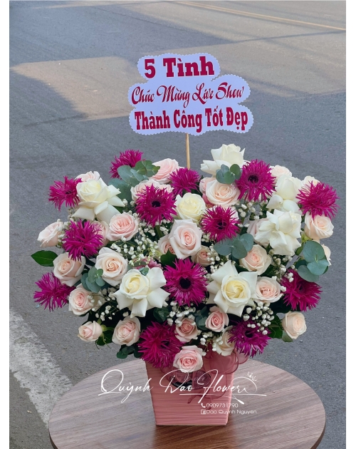 Giỏ hoa chúc mừng tại Thủ Đức 