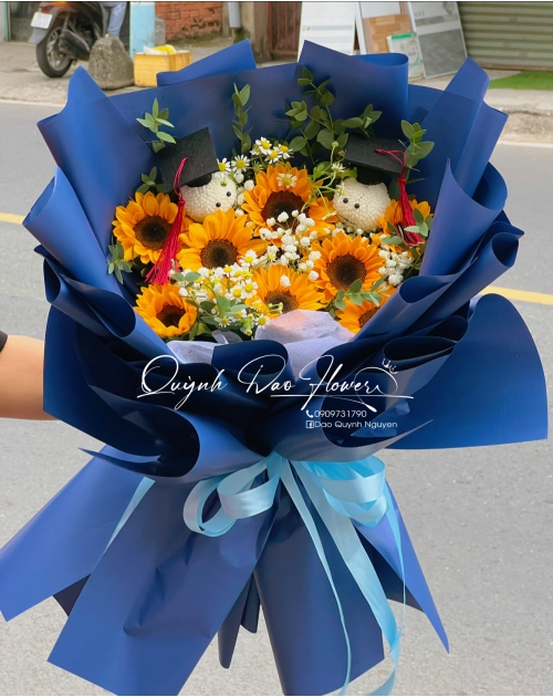 Hoa tốt nghiệp rẻ 