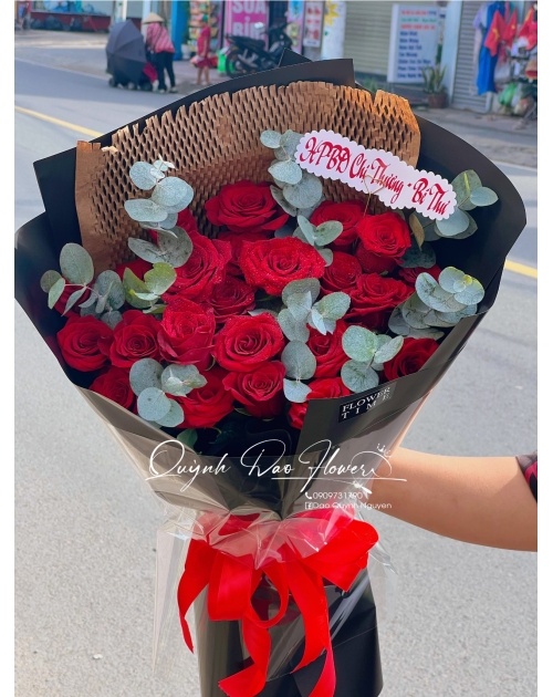 Bó hoa hồng đỏ quận 12