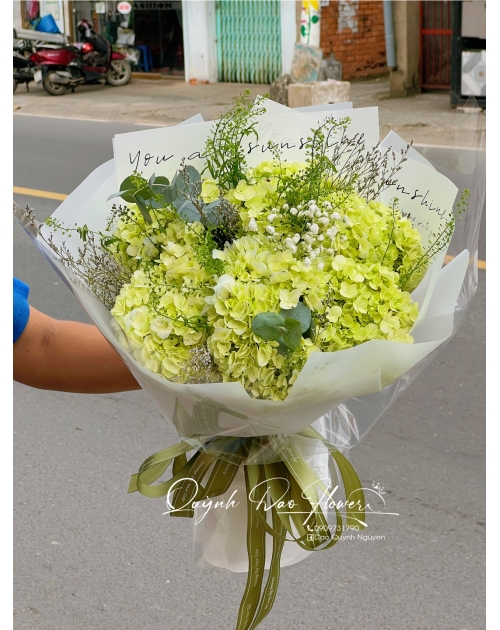 Bó hoa Cẩm Tú Cầu to đẹp  o quận 7