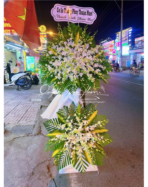 Kệ viếng lan trắng bình dương 