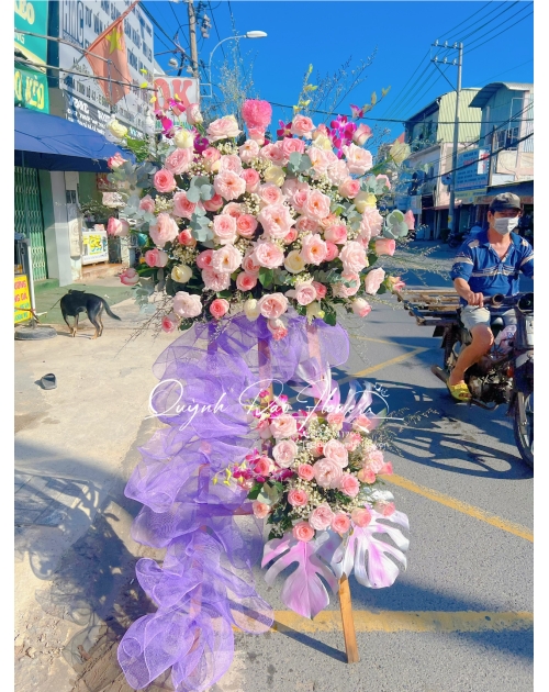 Hoa khai trương  hiệp bình Phước 