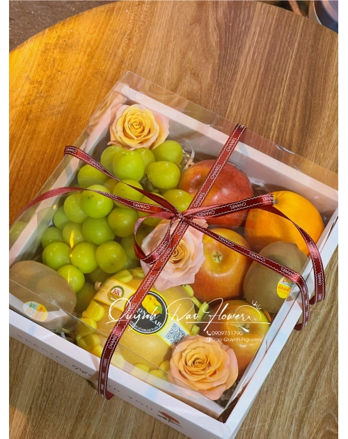 Hộp trái cây tặng khách hàng 