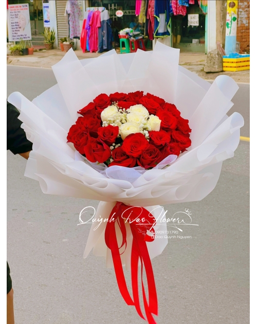 Bó hồng đỏ bất diệt 