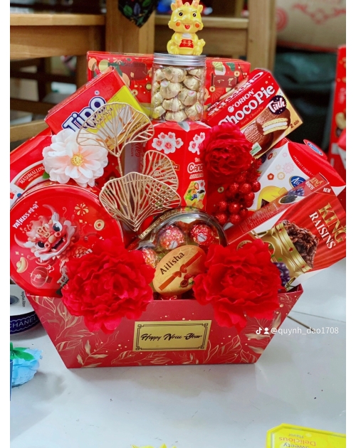 Giỏ quà Tết gia đình sum vầy 