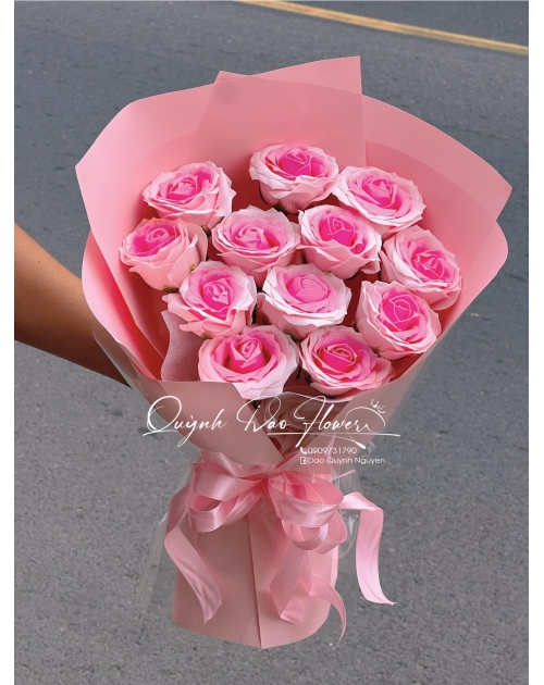 Bó hoa sáp dễ thương 