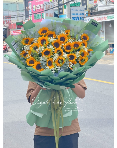 Bo hoa hướng dương khổng lồ 