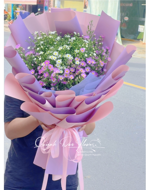 Bó hoa thạch thảo 