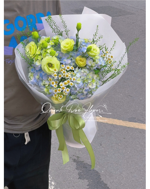 Hoa cát tường xanh