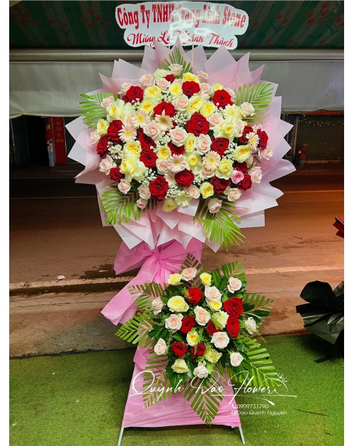 Kệ hoa chúc mừng Khánh thành 