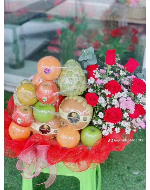 Giỏ trái cây tặng khai trương 